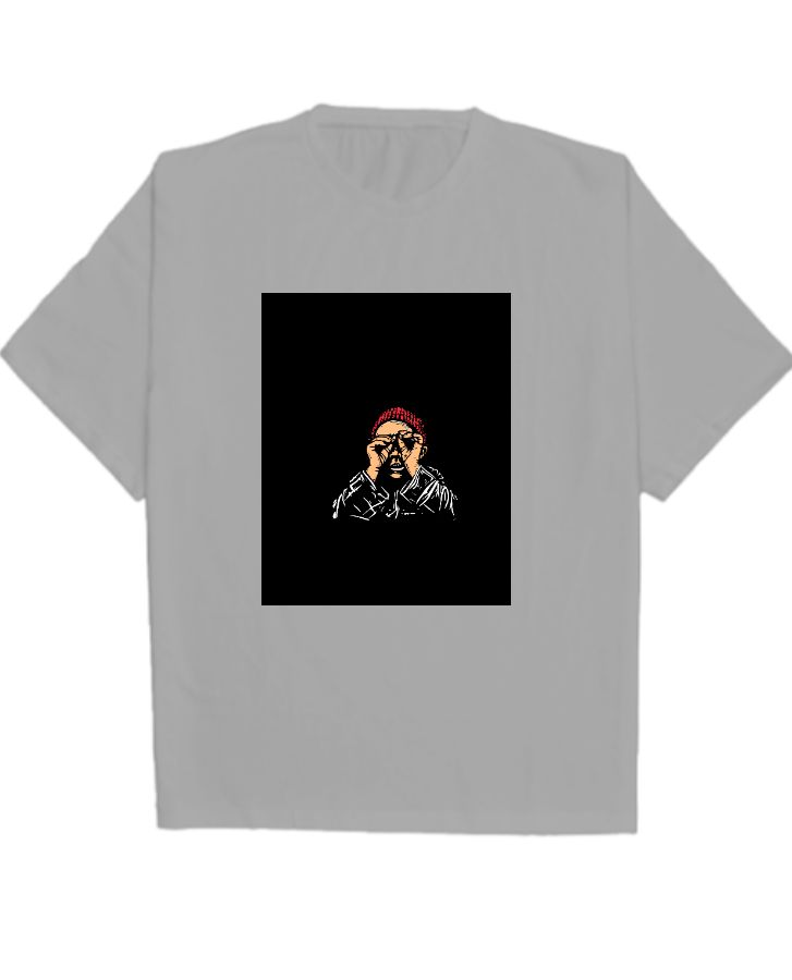 pinted t shirt for men  - Front