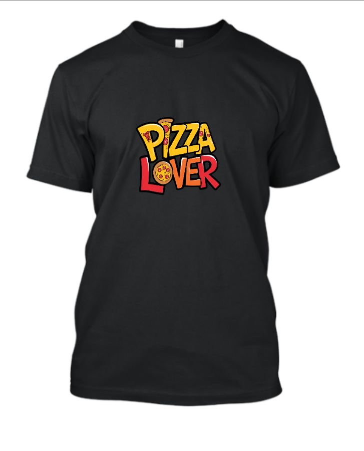 Pizza Passion: Stylish Pizza Lover Tee - Front