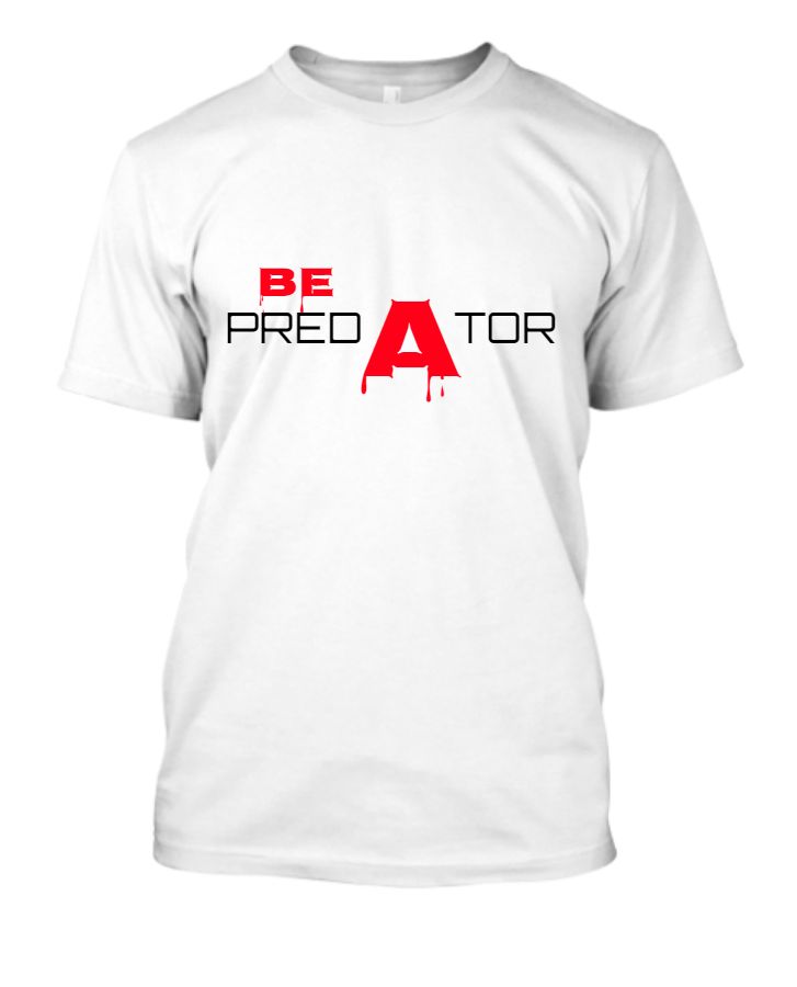 plus designs,Be a preadator half sleeve - Front