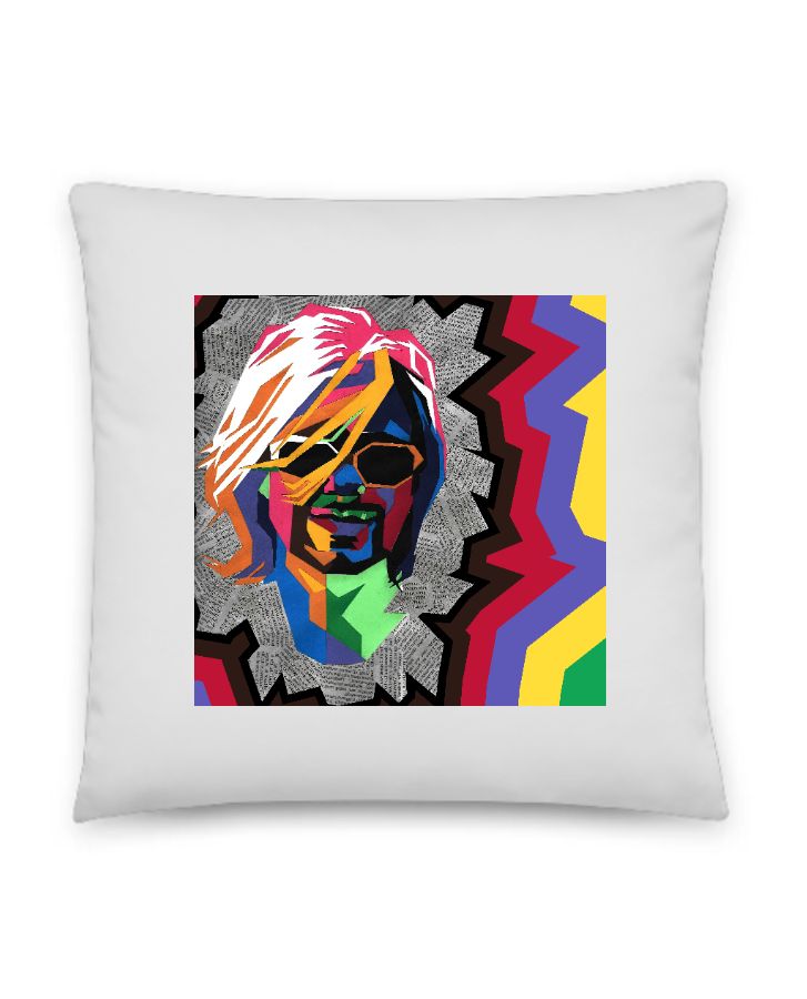 pop art graphic pillow 3 - Front