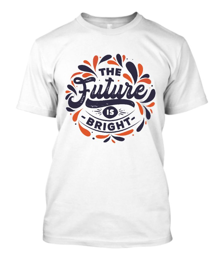 positive-mind-lettering-with-photo t-shirt - Front