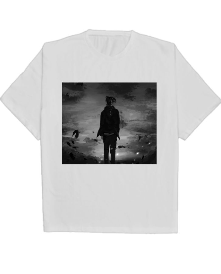 print oversize t shirt - Front