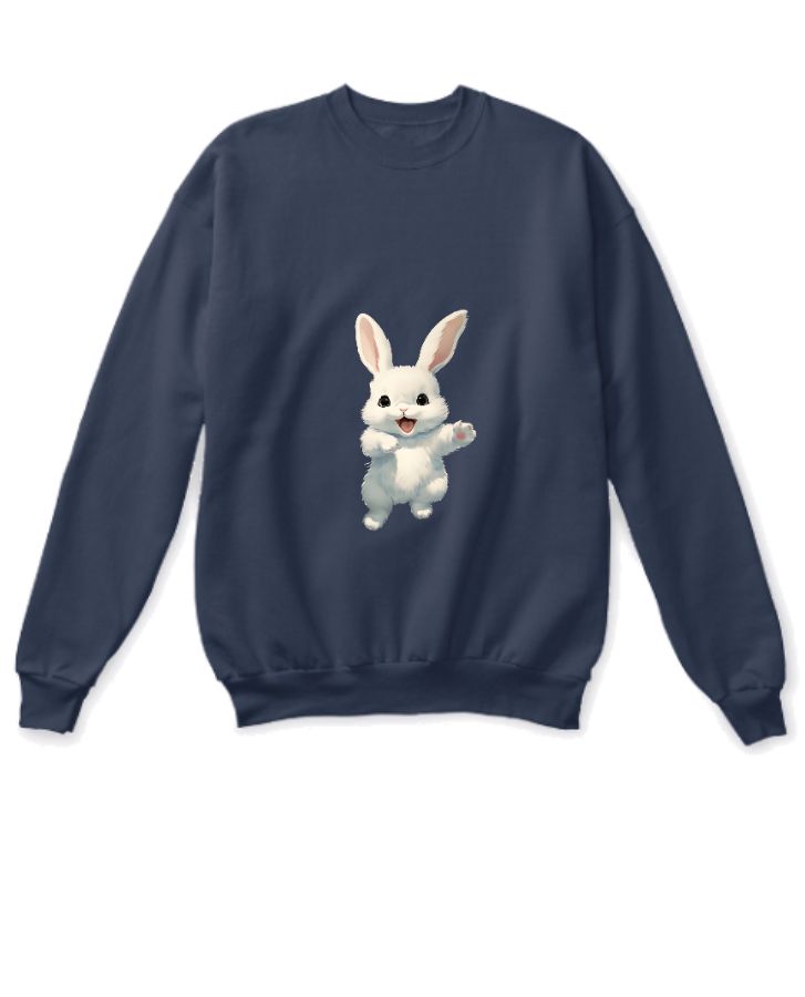 rabbit design full sleeves sweatshirt - Front