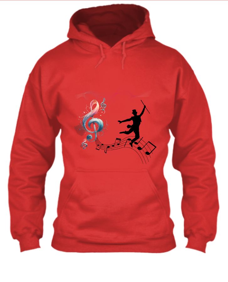rocking star hoodie - Front