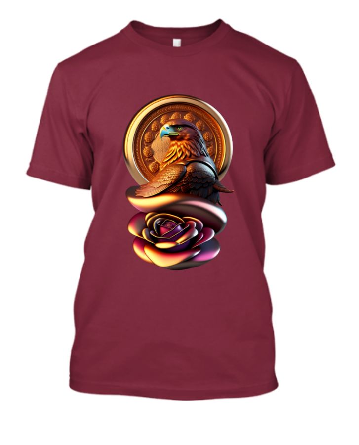 rose eagle t shirt - Front