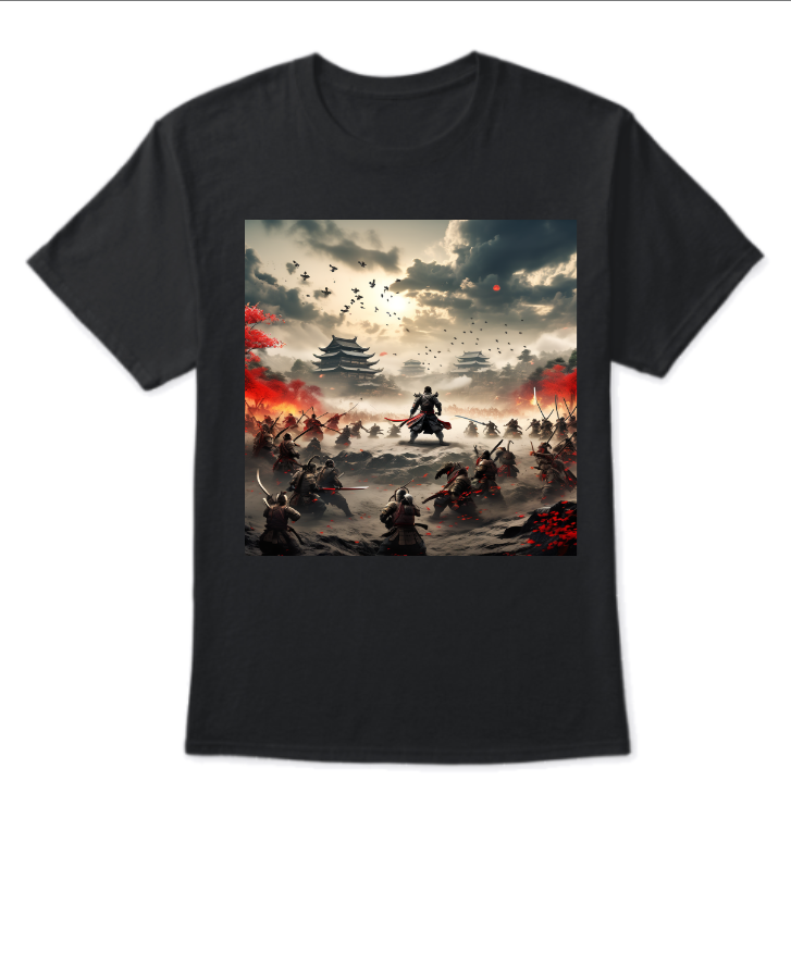 samurai fighting - Front