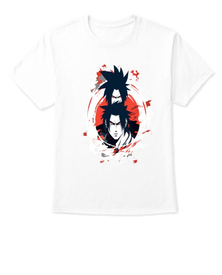 sasuke uchiha lighting t-shirt T-Shirt - Front