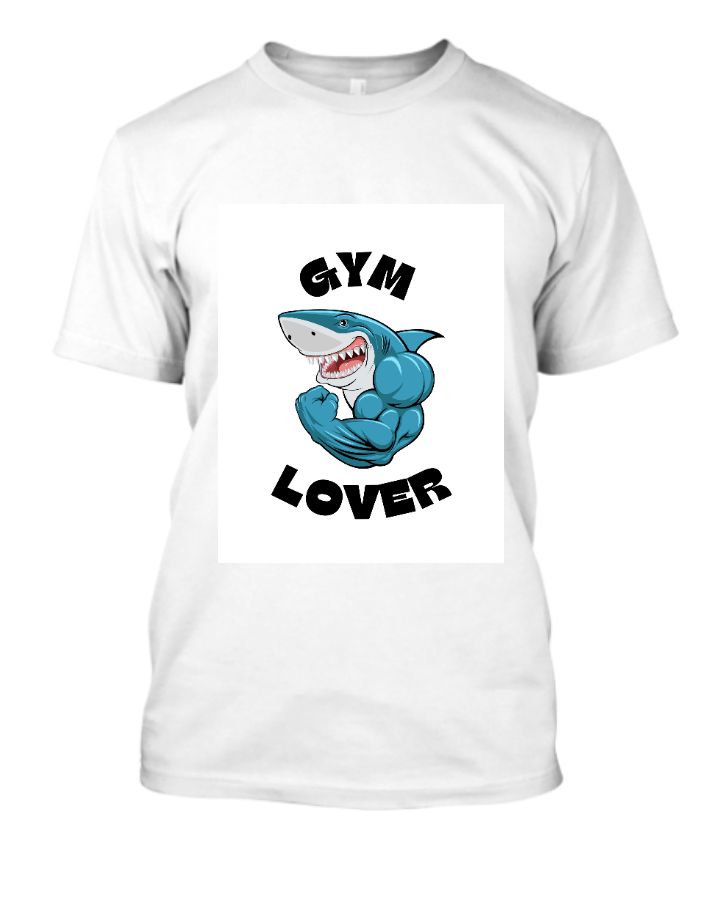 shark Gym Lover T-shirt - Front