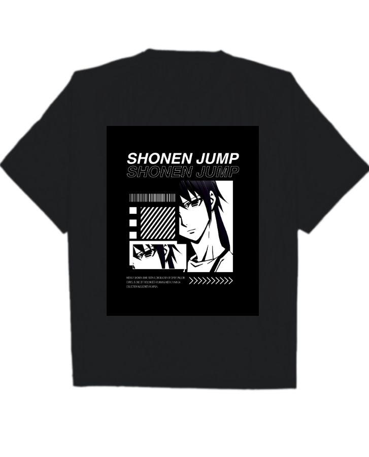shohen jump oversized t shirt - Front