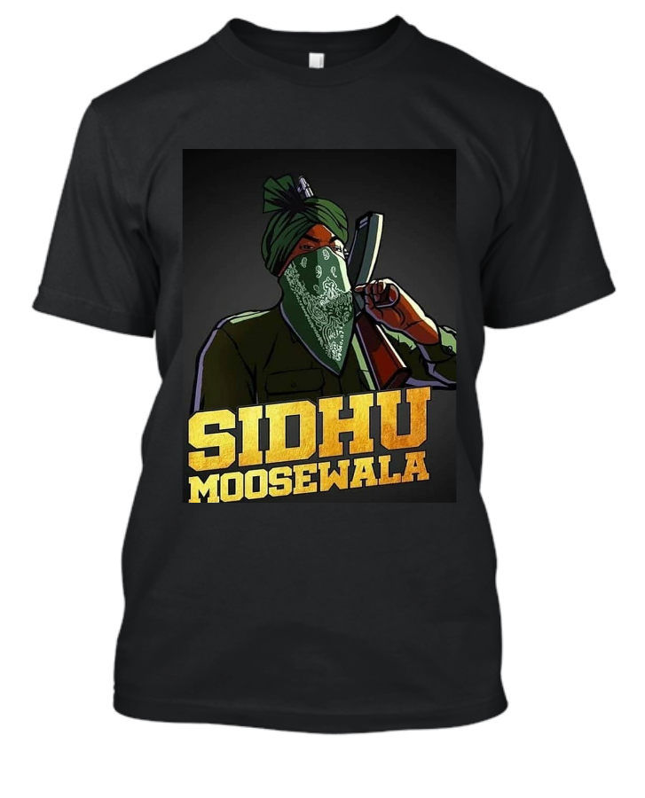 sidhu moose wala tshirt - Front