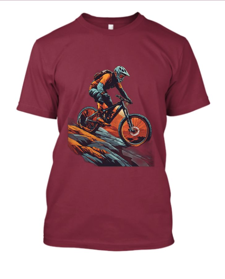 siluet mountain bike teshirt  - Front