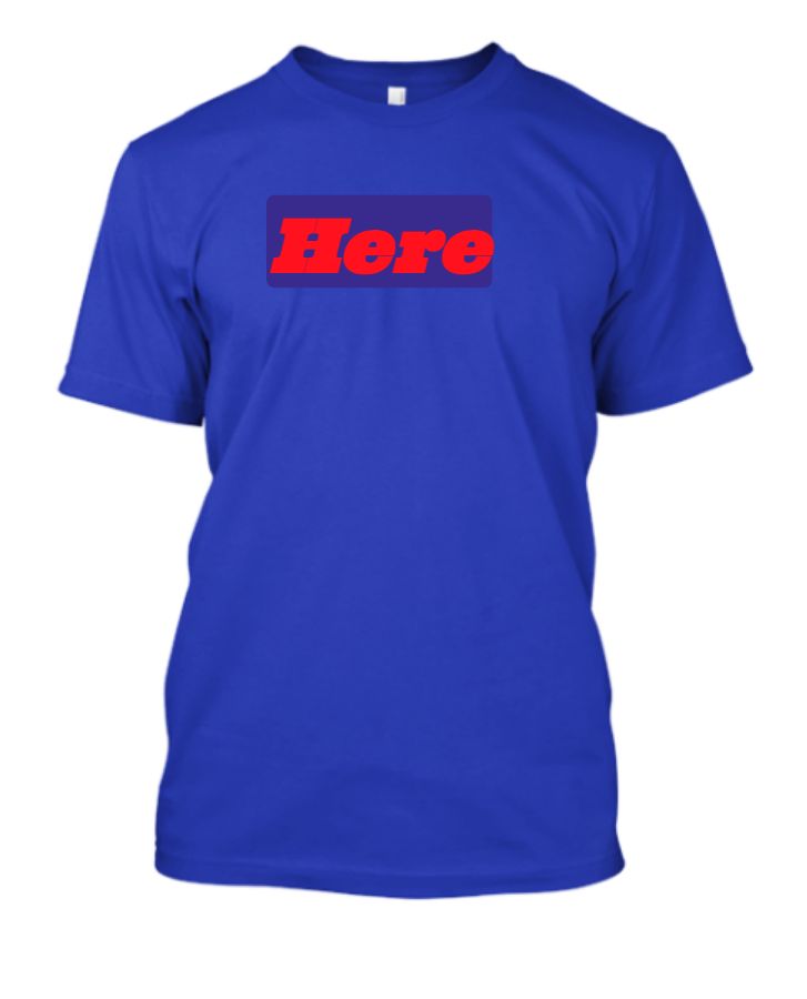 simple shirt design - Front