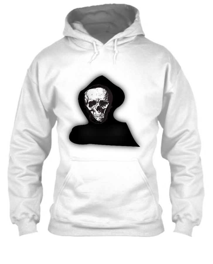 skull hoodi - Front