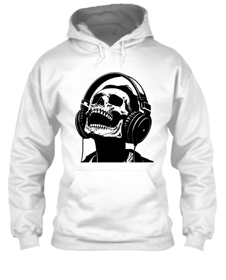 skull hoodie - Front