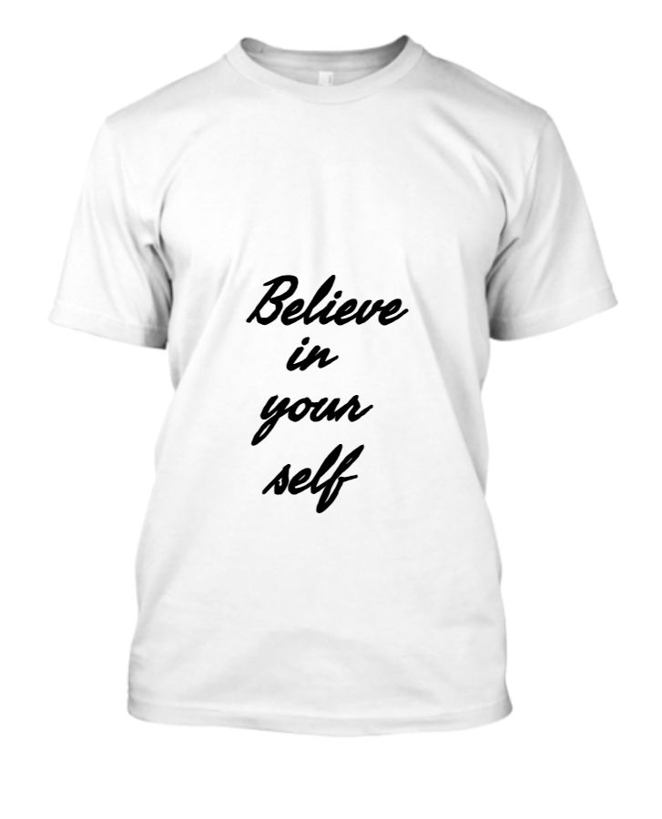 slef believe T-shirt  - Front
