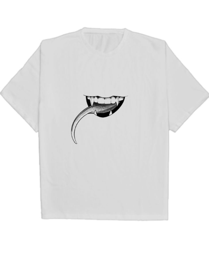 smile design oversize tshirt - Front