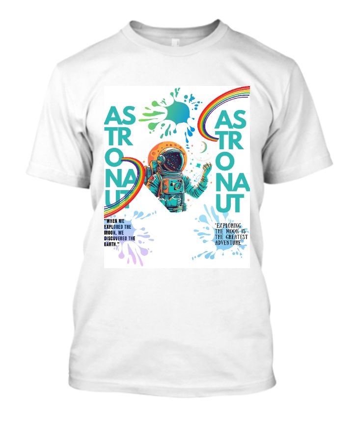 space lover astronaut design. - Front
