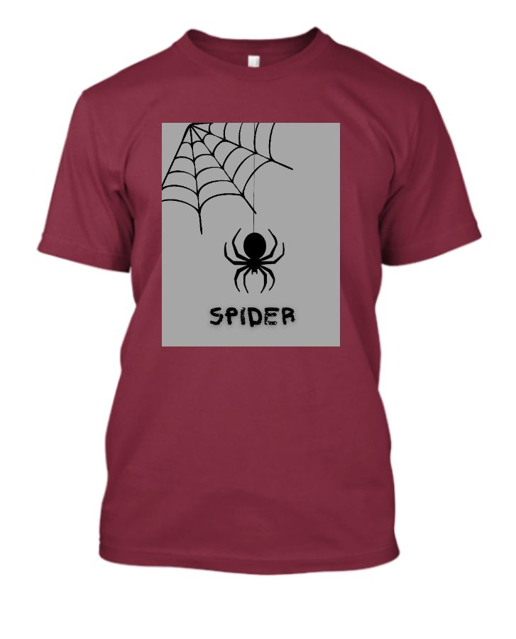 spider men's half sleeve tshirt - Front
