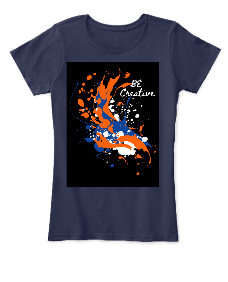 spill art tshirt - Front