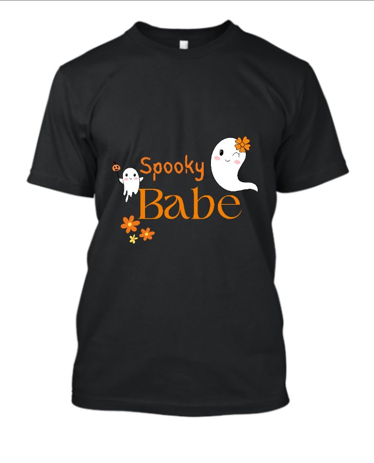 spooky babe| cute ghost tees - Front