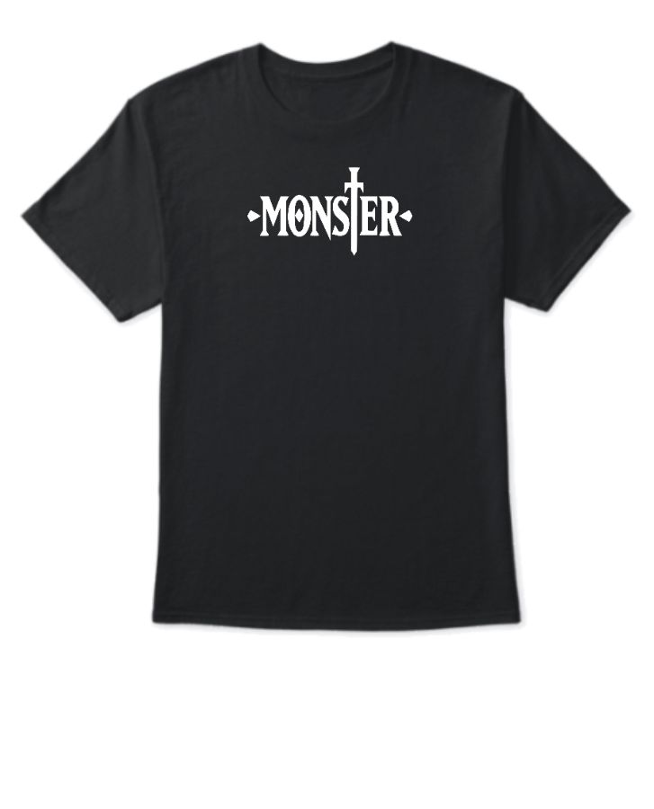 Monster: Johan Liebert - Back Print Regular Fit T-shirt - Front