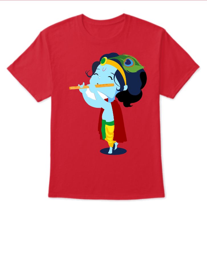stylish feather design t shirt - Front