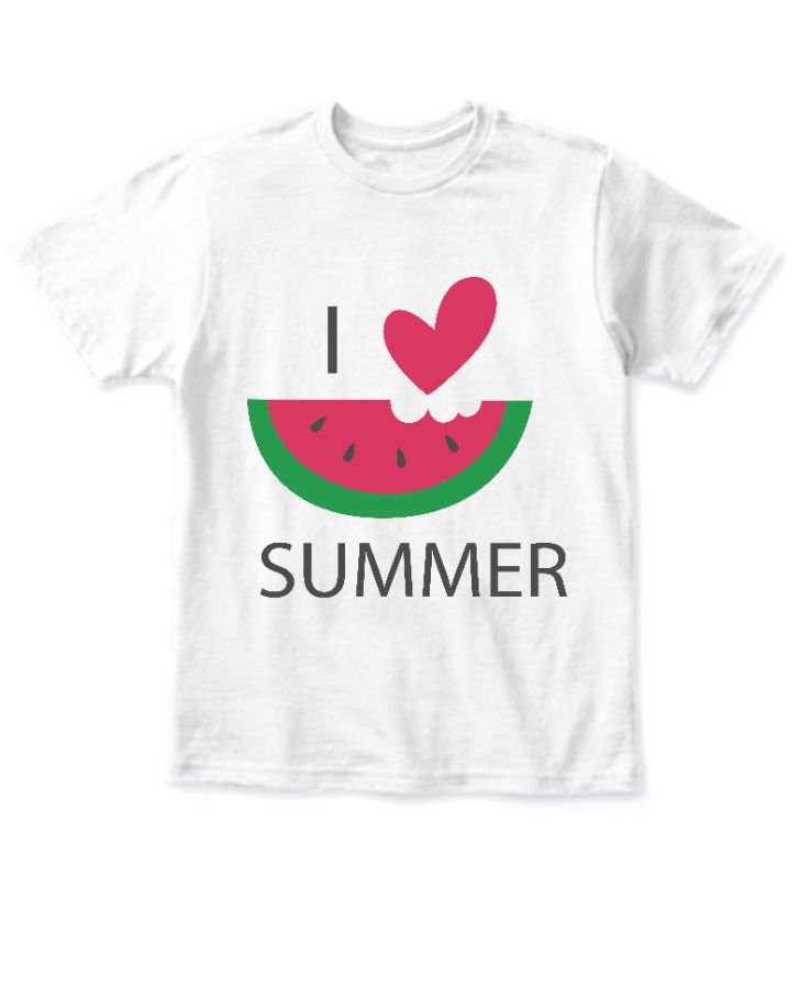 summer t-shirt watermelon design - Front