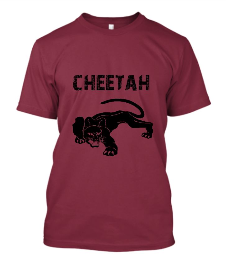 cheetah half sleeves t shirt - Front