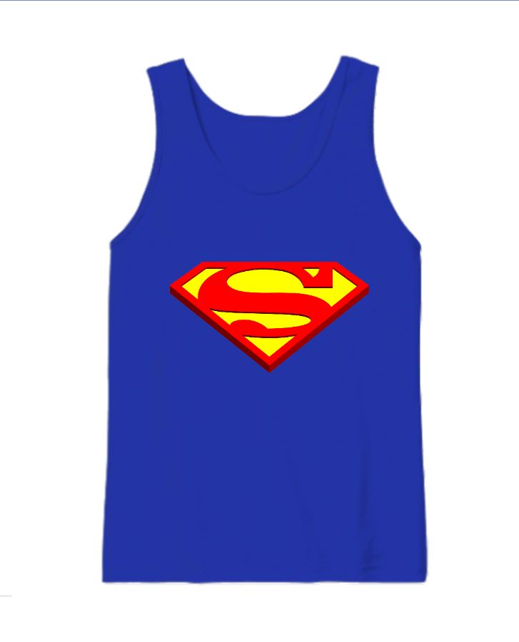 superman tank top - Front