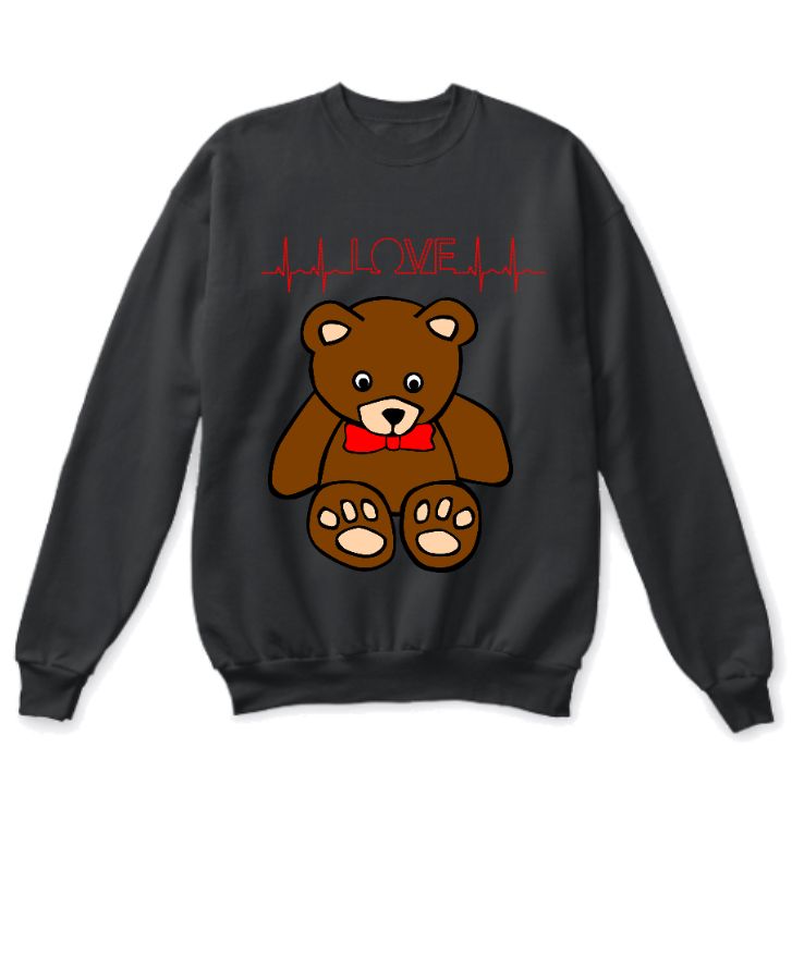 sweatshirt winter special teddy bear - Front