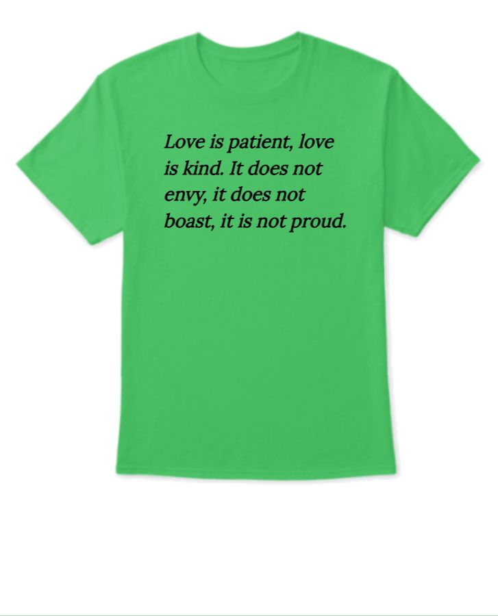 t-shirt show love in the world - Front