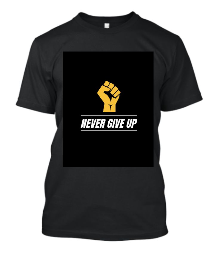 never give up  - Front