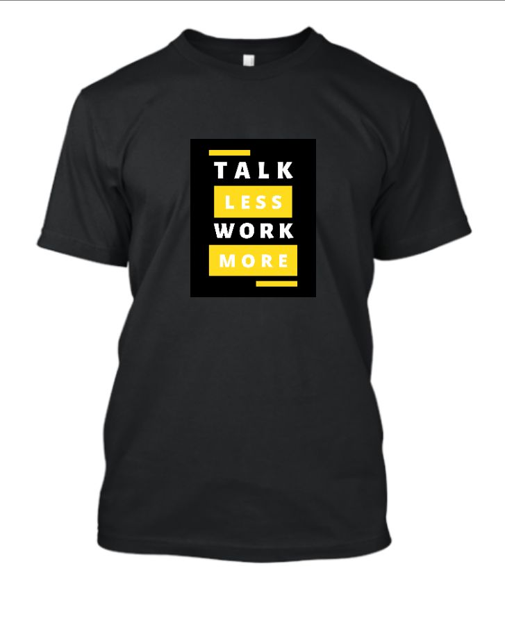 talks less, Cool Mens Shirt, Half Sleeve - Front