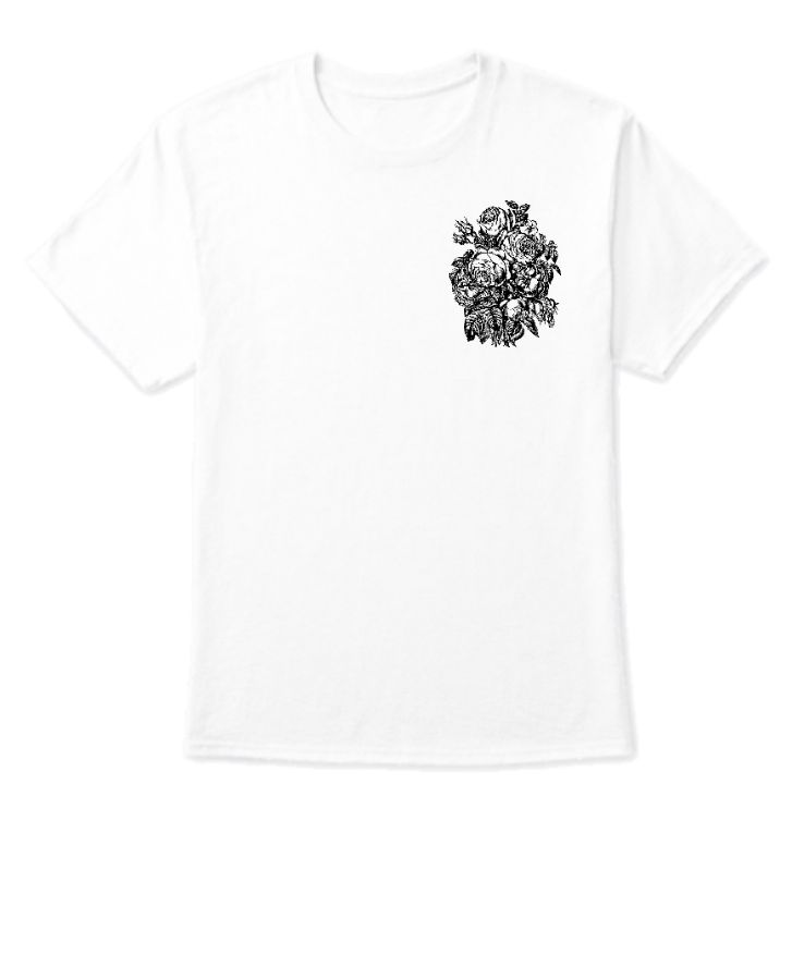 white t shirt  - Front