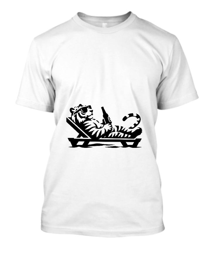 tiger design for the tshirt - Front