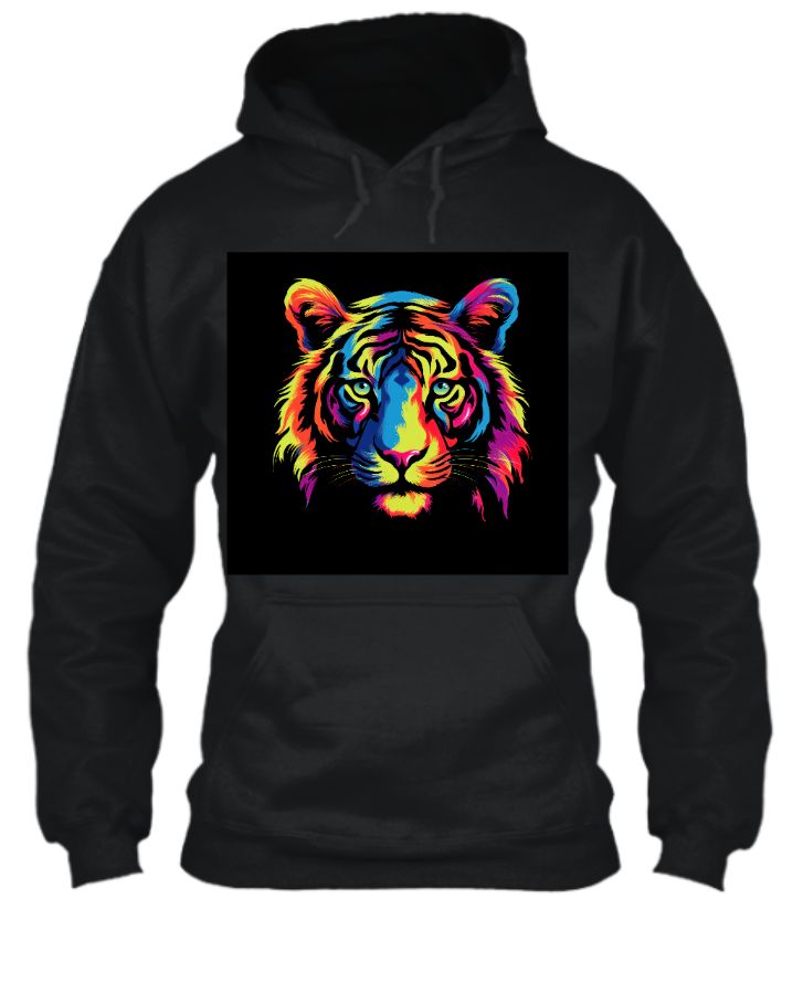 tiger style hoodi - Front