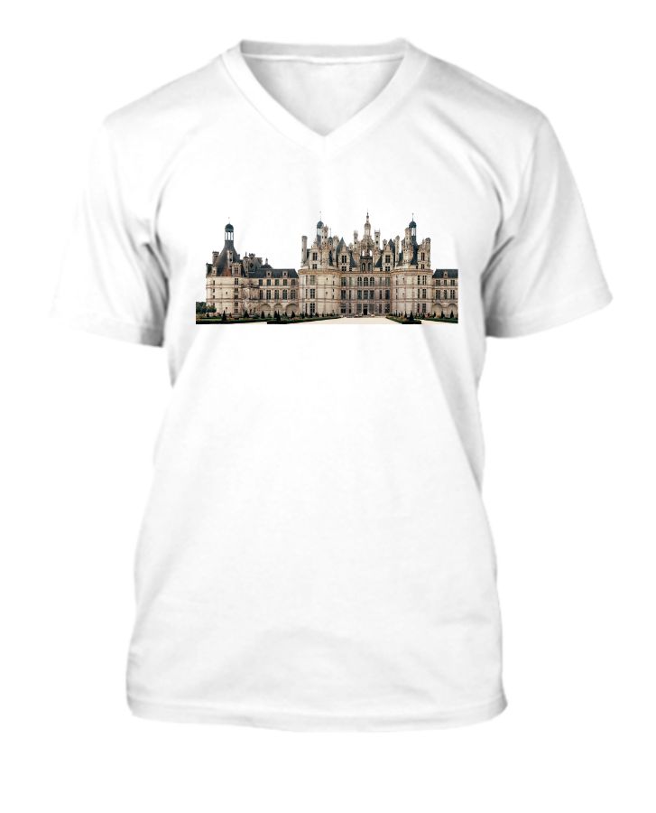 travel v-neck tshirt - Front