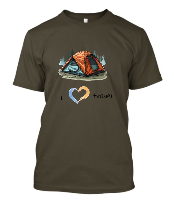travelling lovers t shirt  - Front