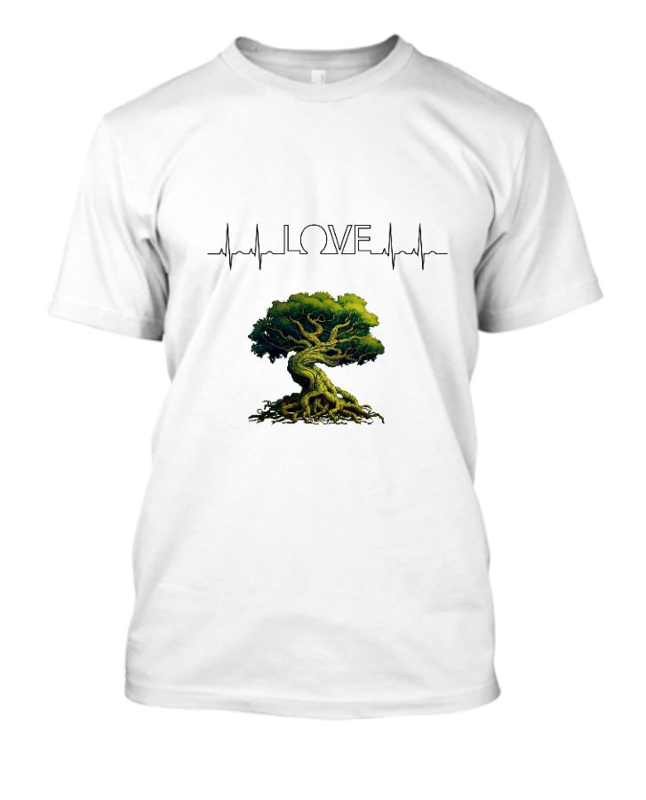 tree half sleeve tshirt - Front