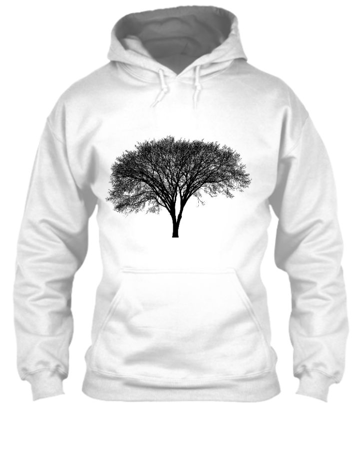 tree print hoodie - Front