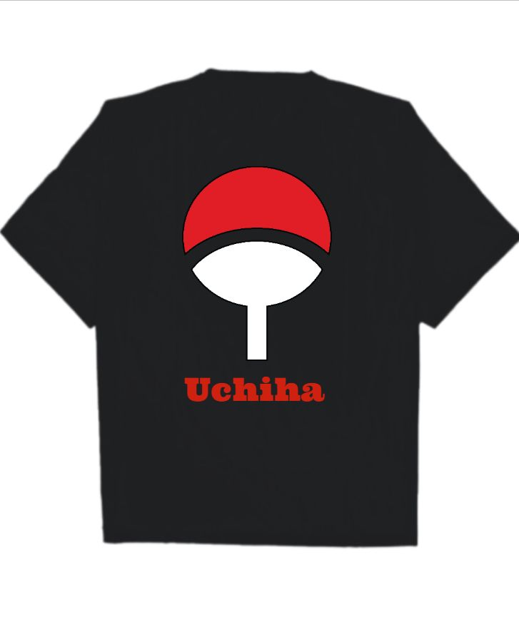 uchiha clan logo based tshirt - Front