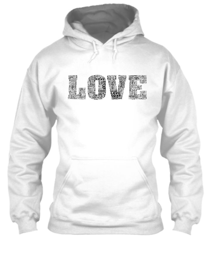 unisex hoodie love and nature