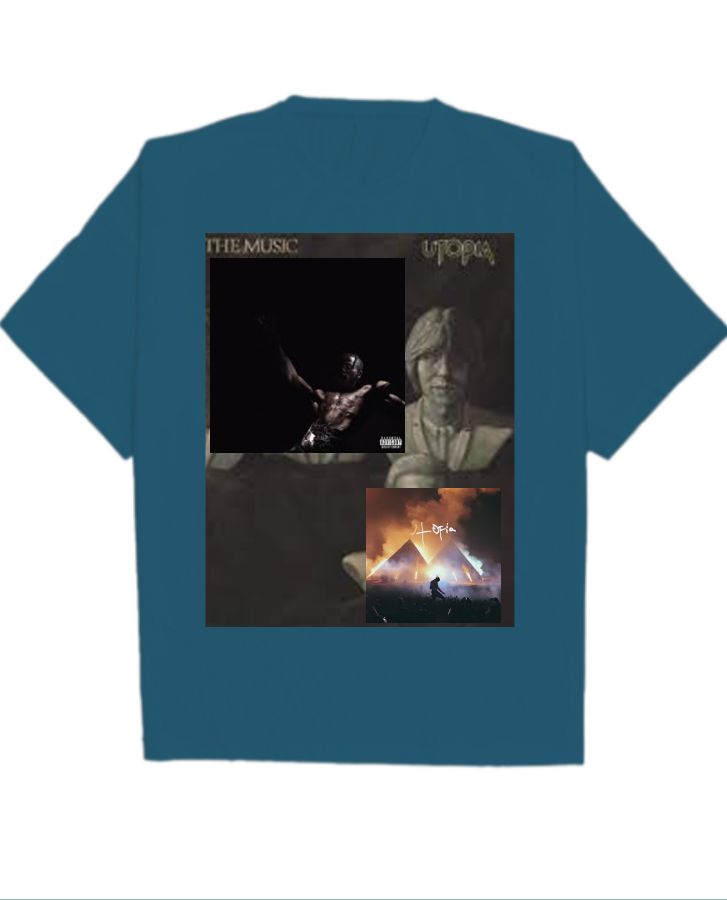 utopia oversized t-shirt - Front