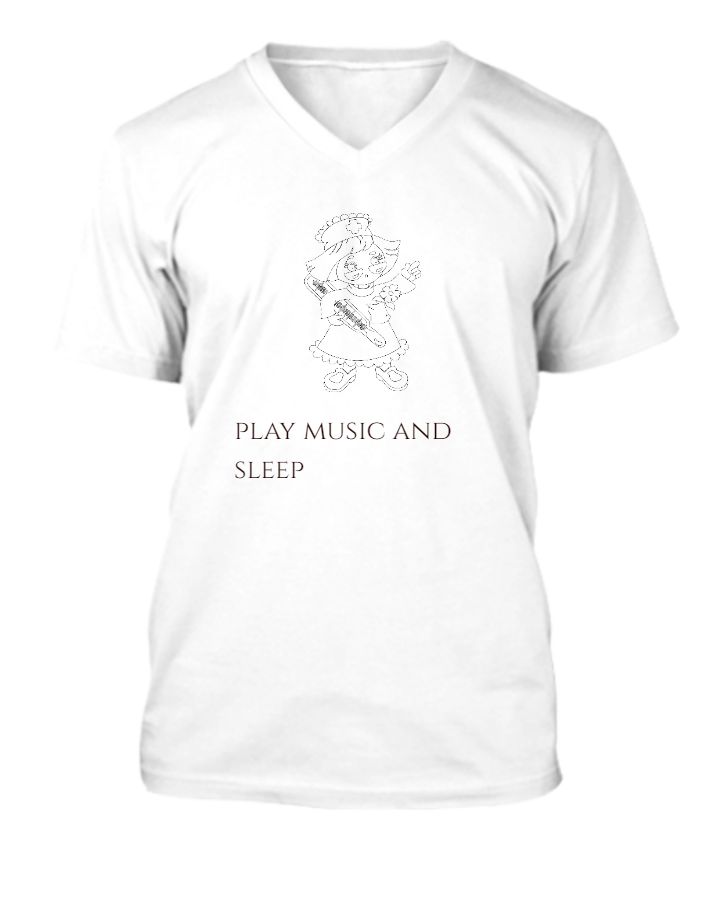v size t-shirt - Front