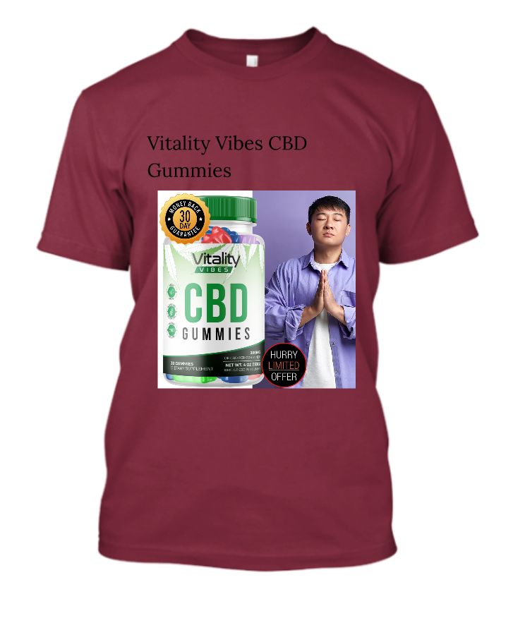 Vitality Vibes CBD Gummies [Customer Experince] Reviews, Benefits, Side Effects And Results! - Front