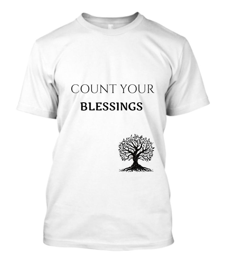 white cotton printed with beautiful quote tshirt for womens - Front