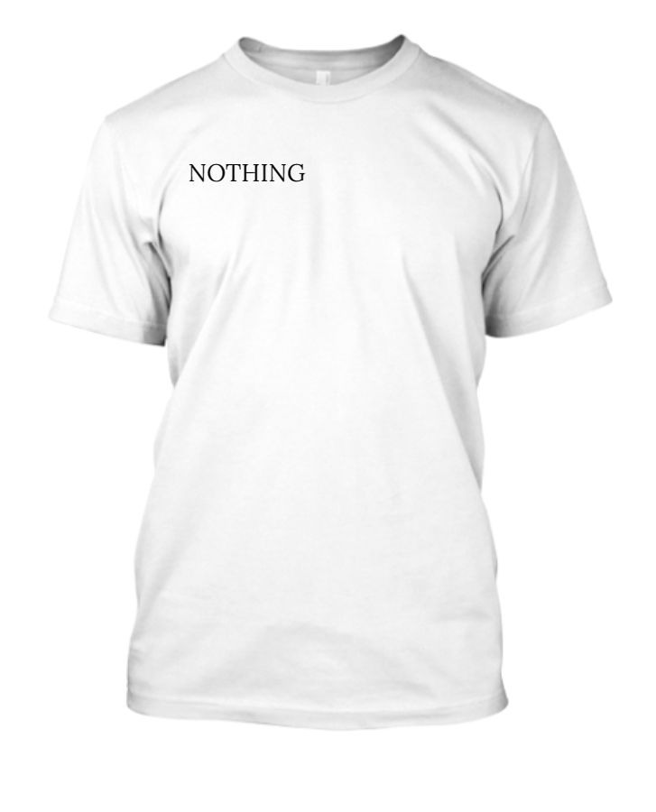 white t shirt  - Front
