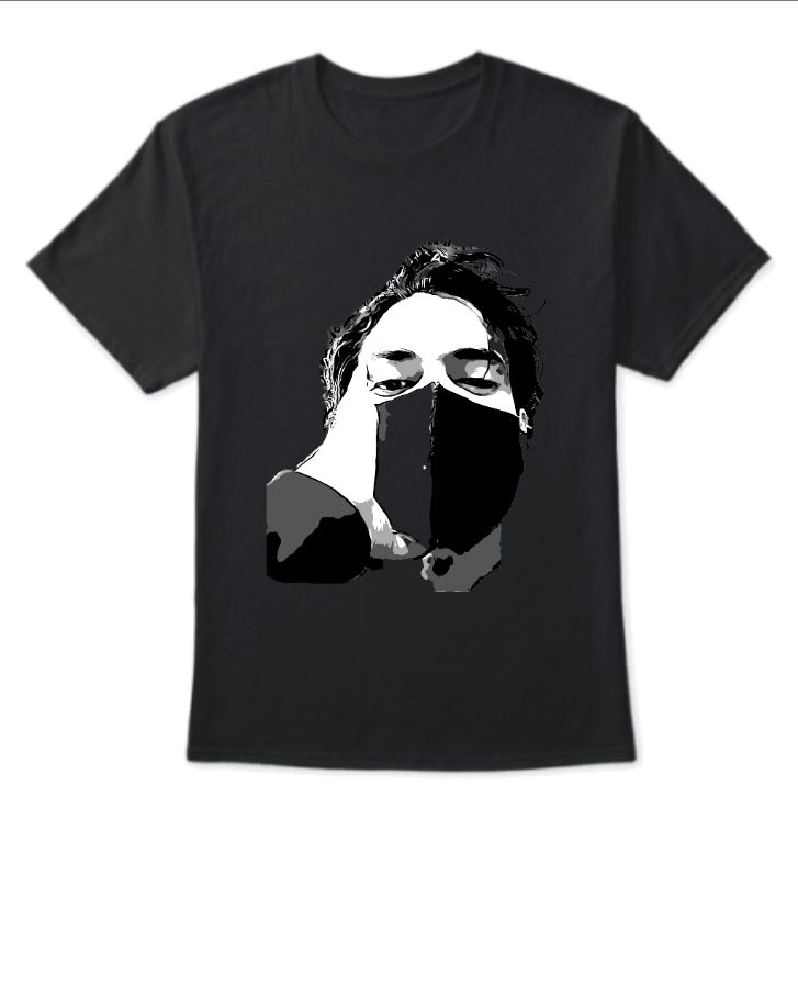 why aren't you laughing half sleeve t-shirt - Front