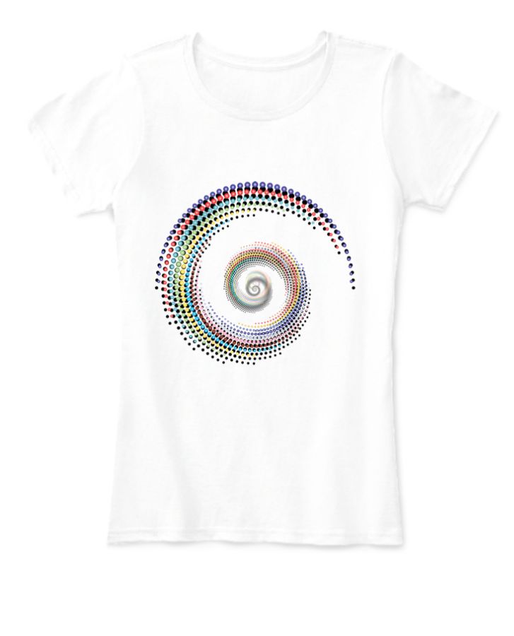 women Half Selves dot printed T-shirt for Summer's - Front