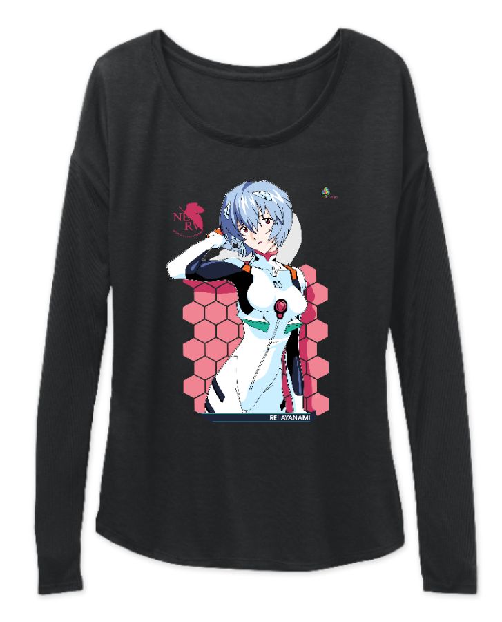 womens anime designed full sleeve teashirt  - Front